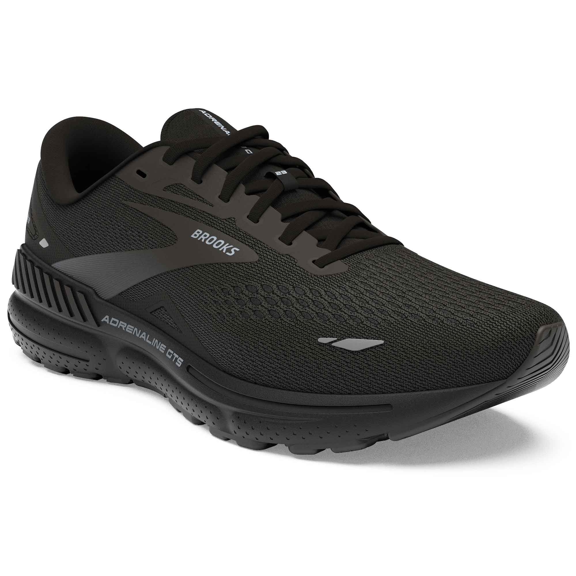 Brooks Adrenaline GTS 23 Mens Running Shoes Black/Black/Ebony at